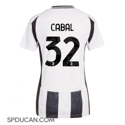 Zenski Nogometni Dres Juventus Juan Cabal #32 Domaci 2024-25 Kratak Rukav